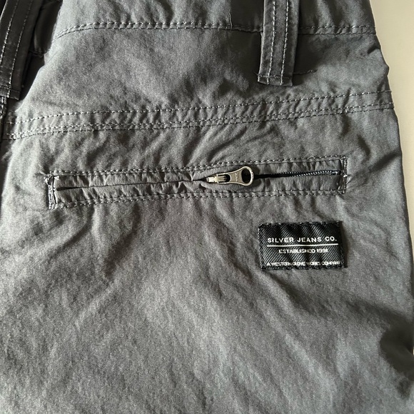 Gray Cargo Shorts - Picture 3 of 4